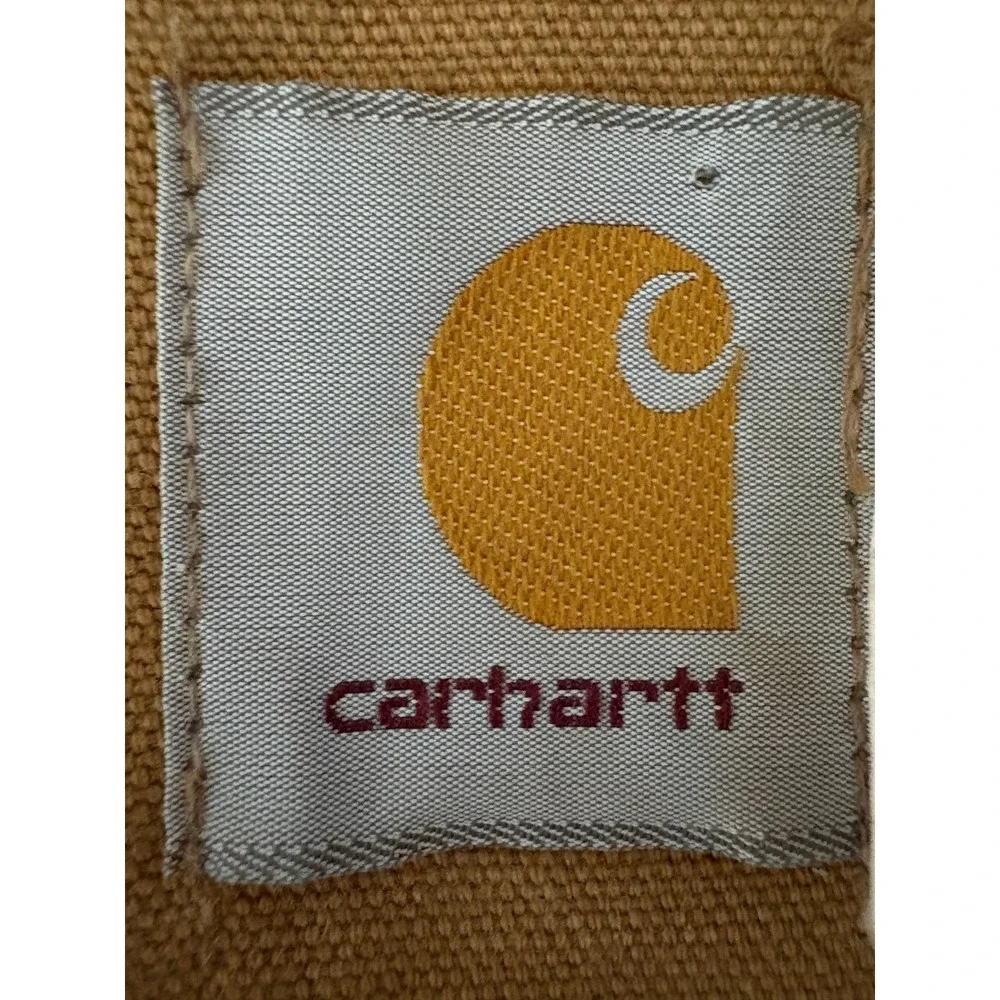 VTG Carhartt 80's Hunting Field Jacket Size XXL Game Pouch Mens Canvas Corduroy